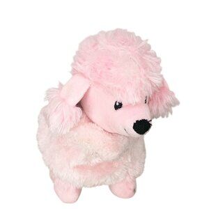 Dan Dee Collectors Choice 10" Plush Pink‎ Poodle Stuffed Animal Dog Fluffy 2014